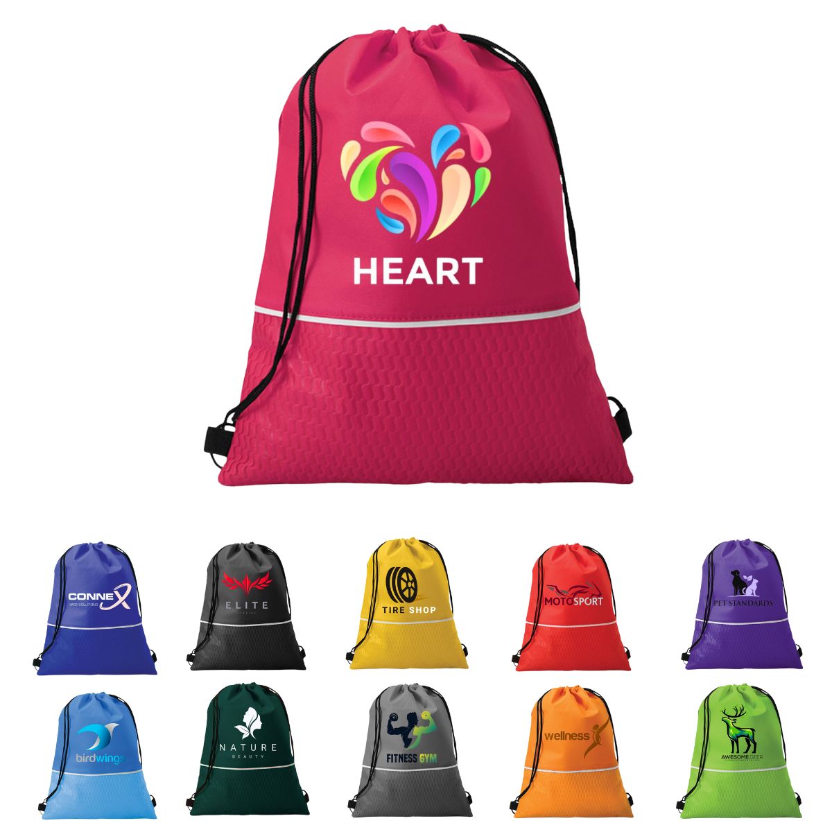 Ridge Drawstring Bag image
