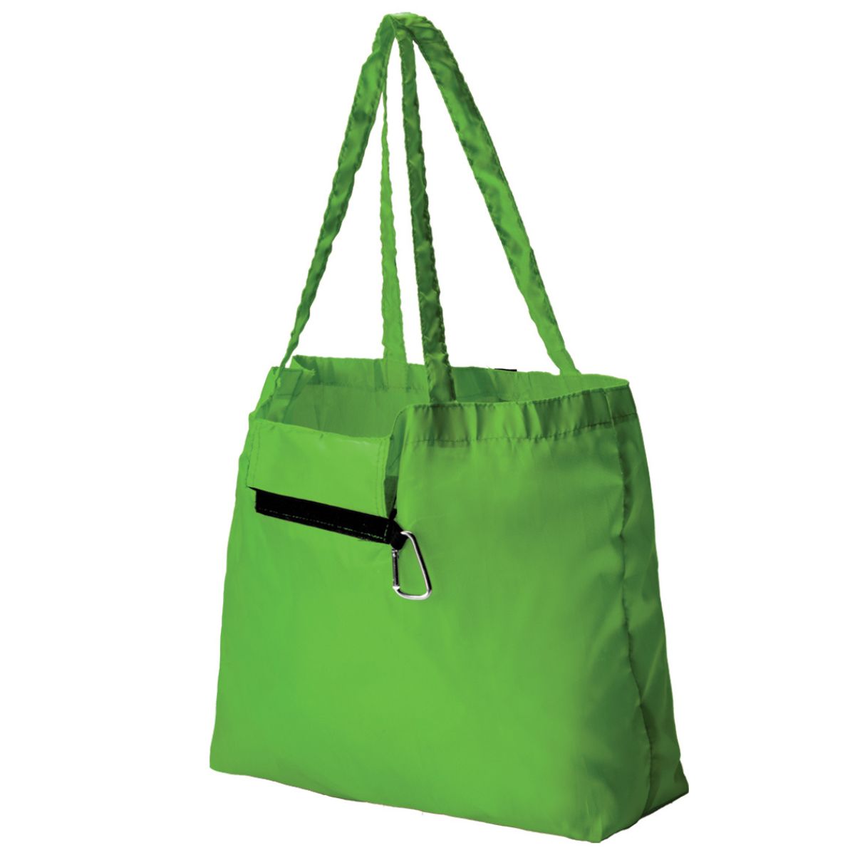 Foldable Shopper with Carabiner - 12