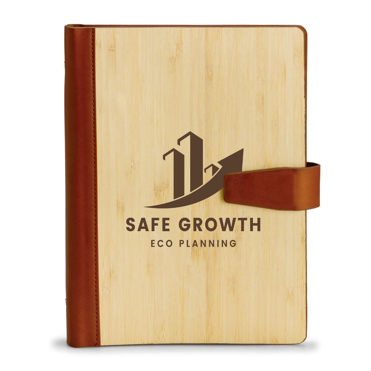 Bamboo & PU Personalized Planner image