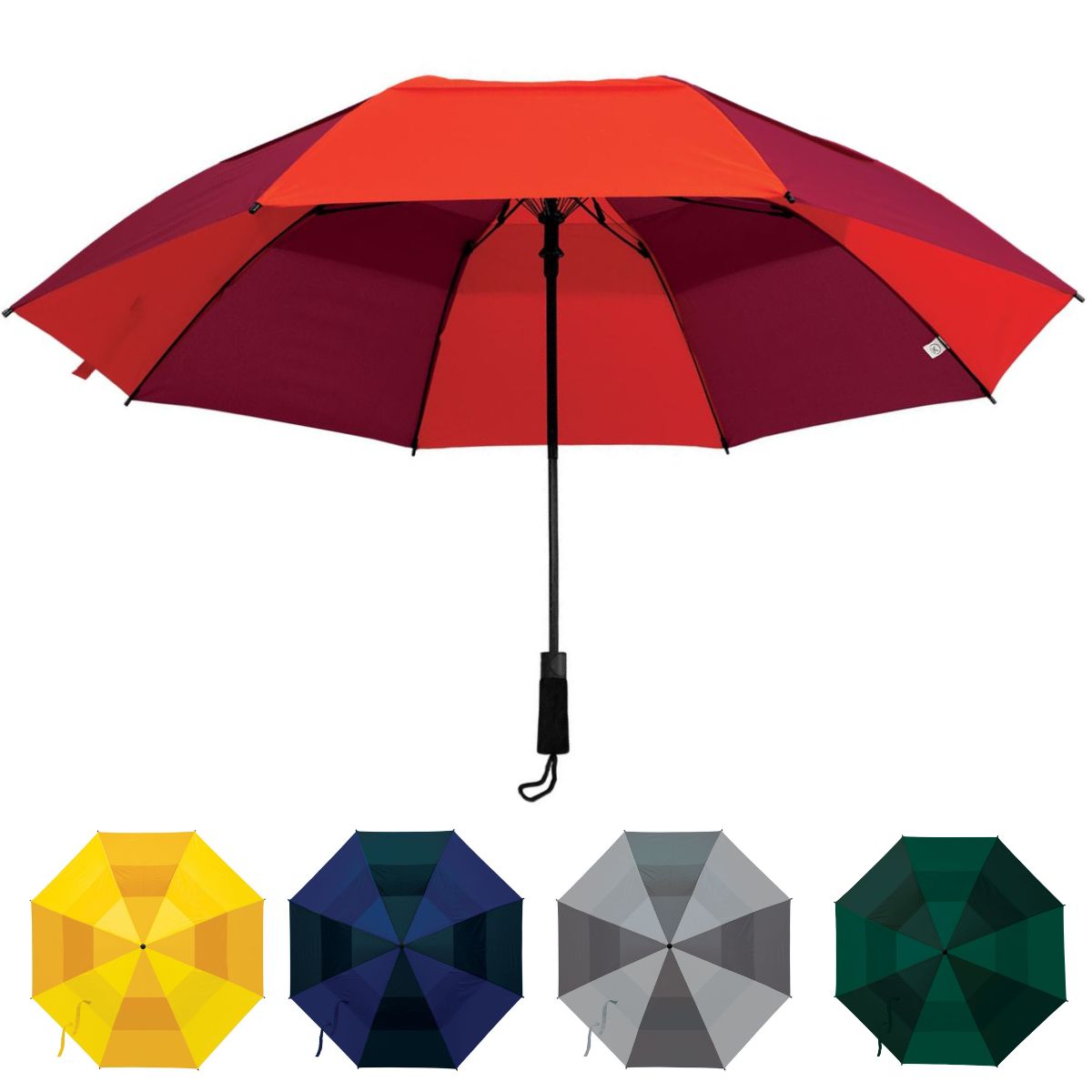Double Canopy Windproof Umbrella - 4