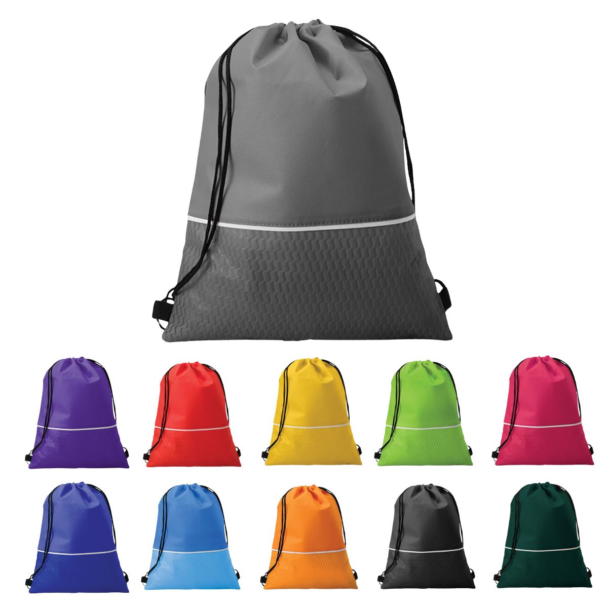 Ridge Drawstring Bag - 3