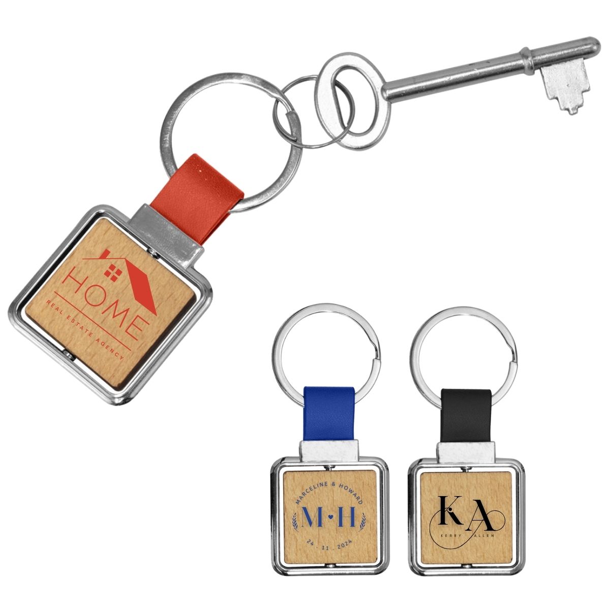 Gosto Metal & Wood Keyring image
