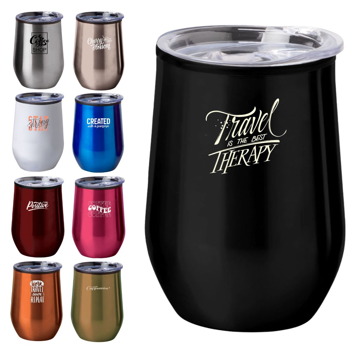 350ml Aria Stemless Travel Mug image