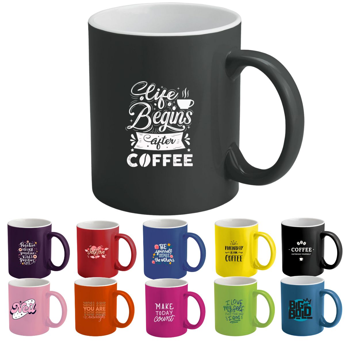 300ml 2 Tone Ceramic Mug image