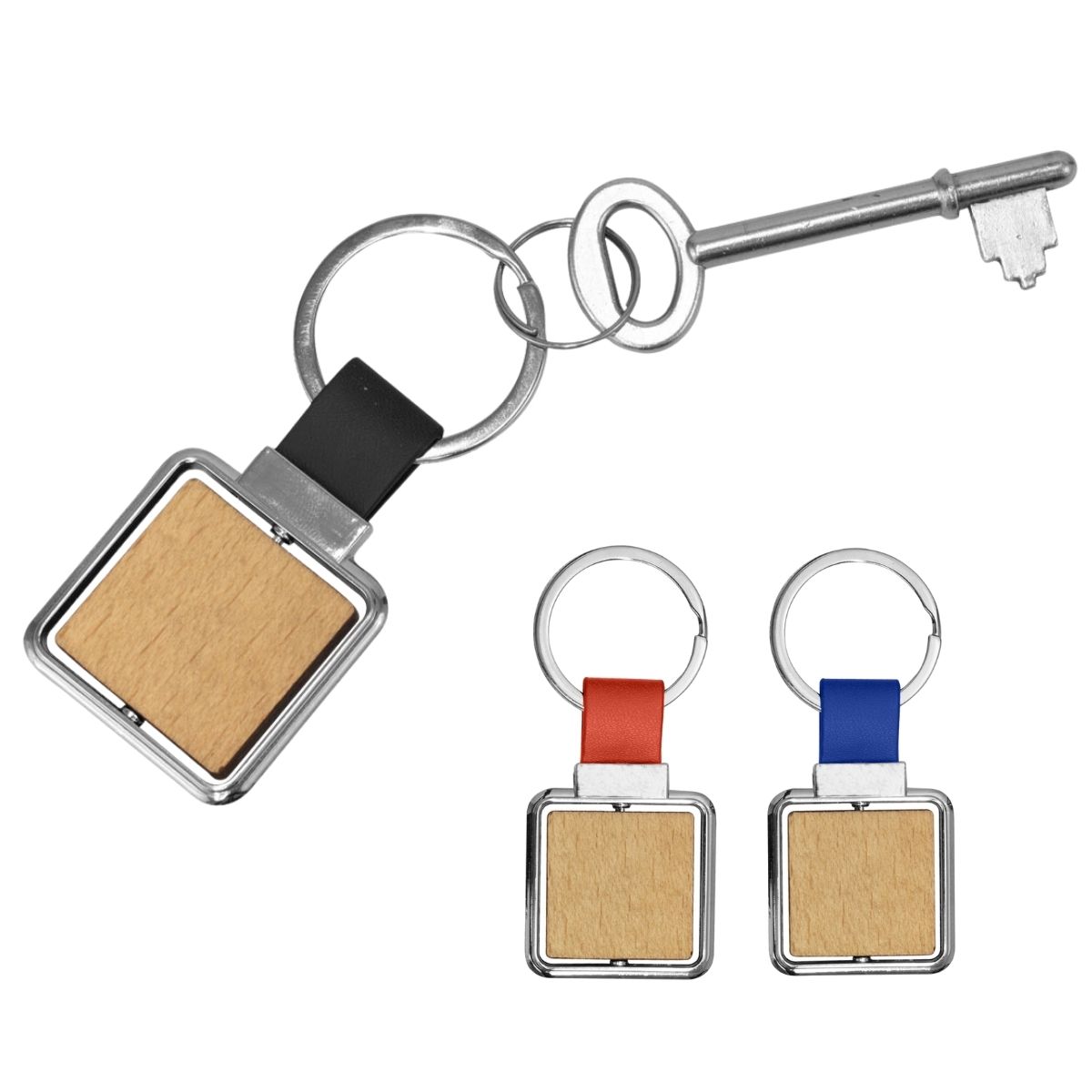 Gosto Metal & Wood Keyring - 2