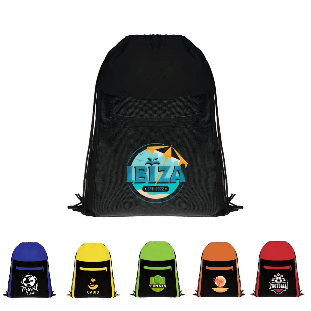 Bowen Drawstring Bag image