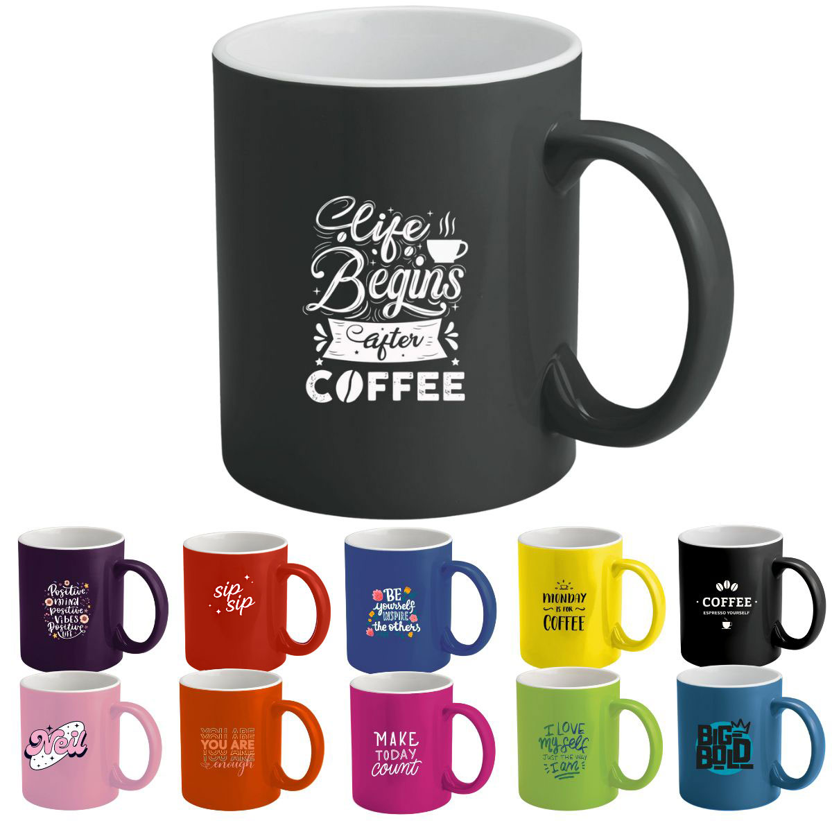 300ml 2 Tone Ceramic Mug image