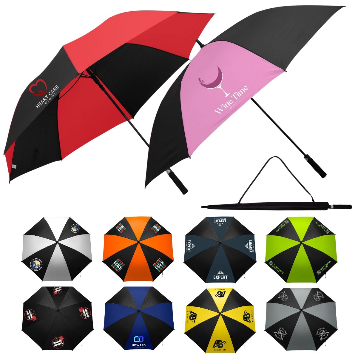 Splash of Colour Golf Umbrella image