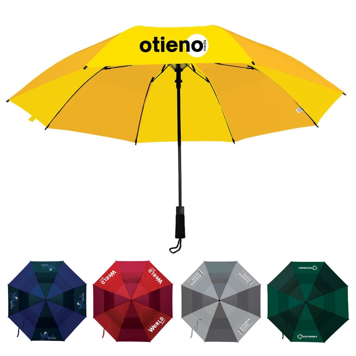 Double Canopy Windproof Umbrella - 2