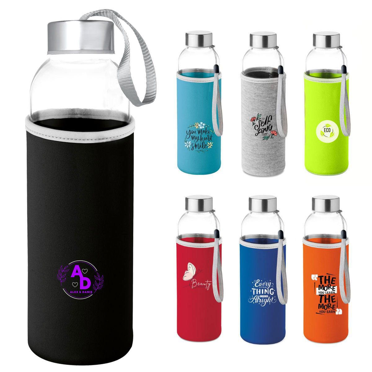 500ml Philadelphia Glass Bottle - 1