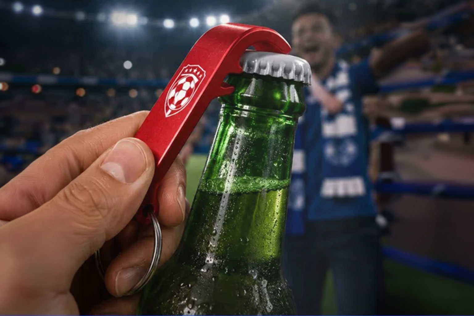 Mini Bottle Opener Keyring - 4