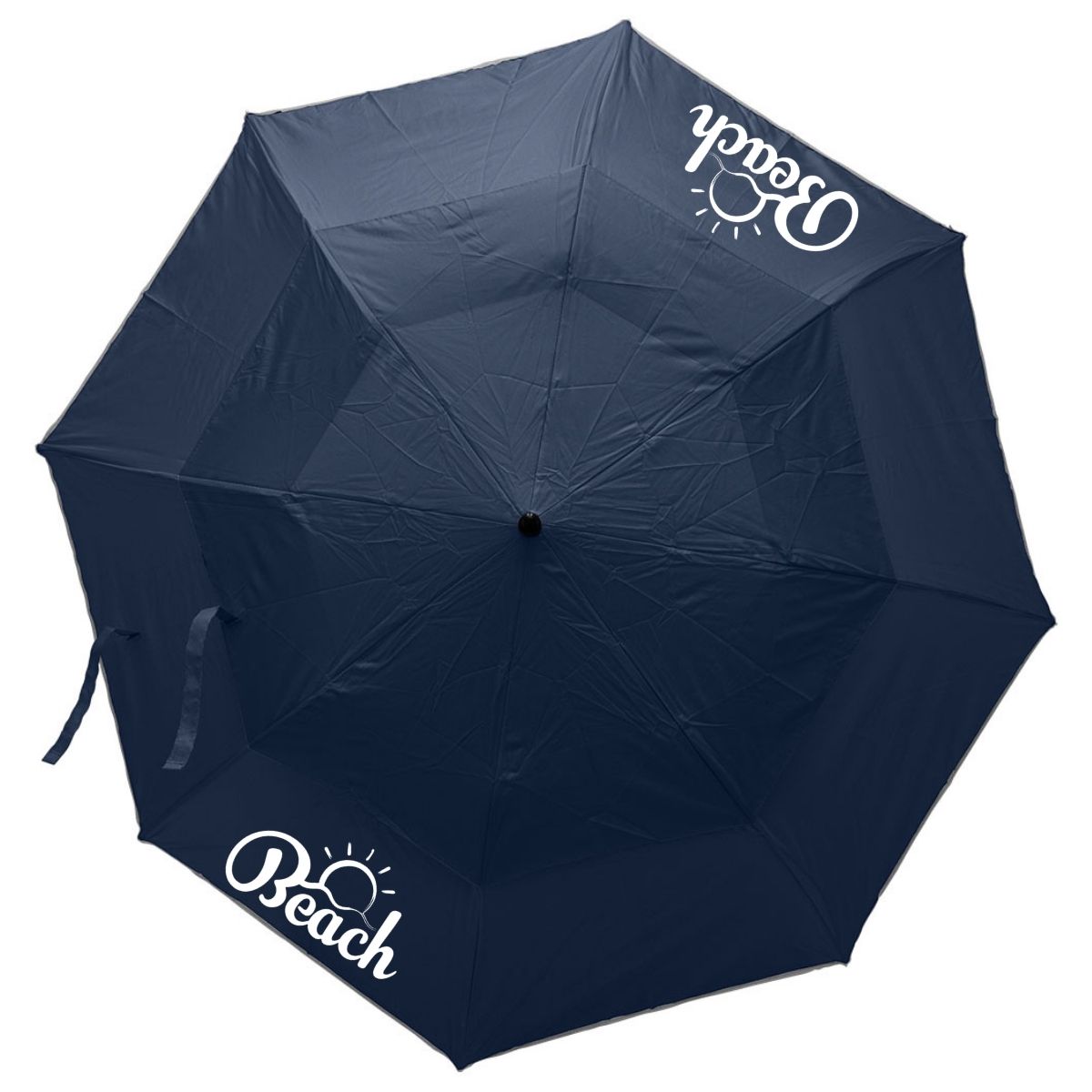 Reflective Piping Windproof Umbrella - 15