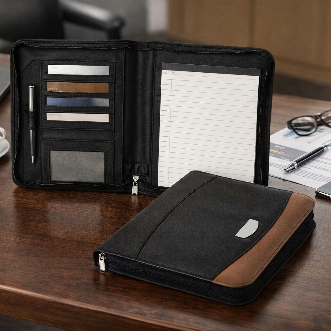 Carmel A5 PU Folder - 3