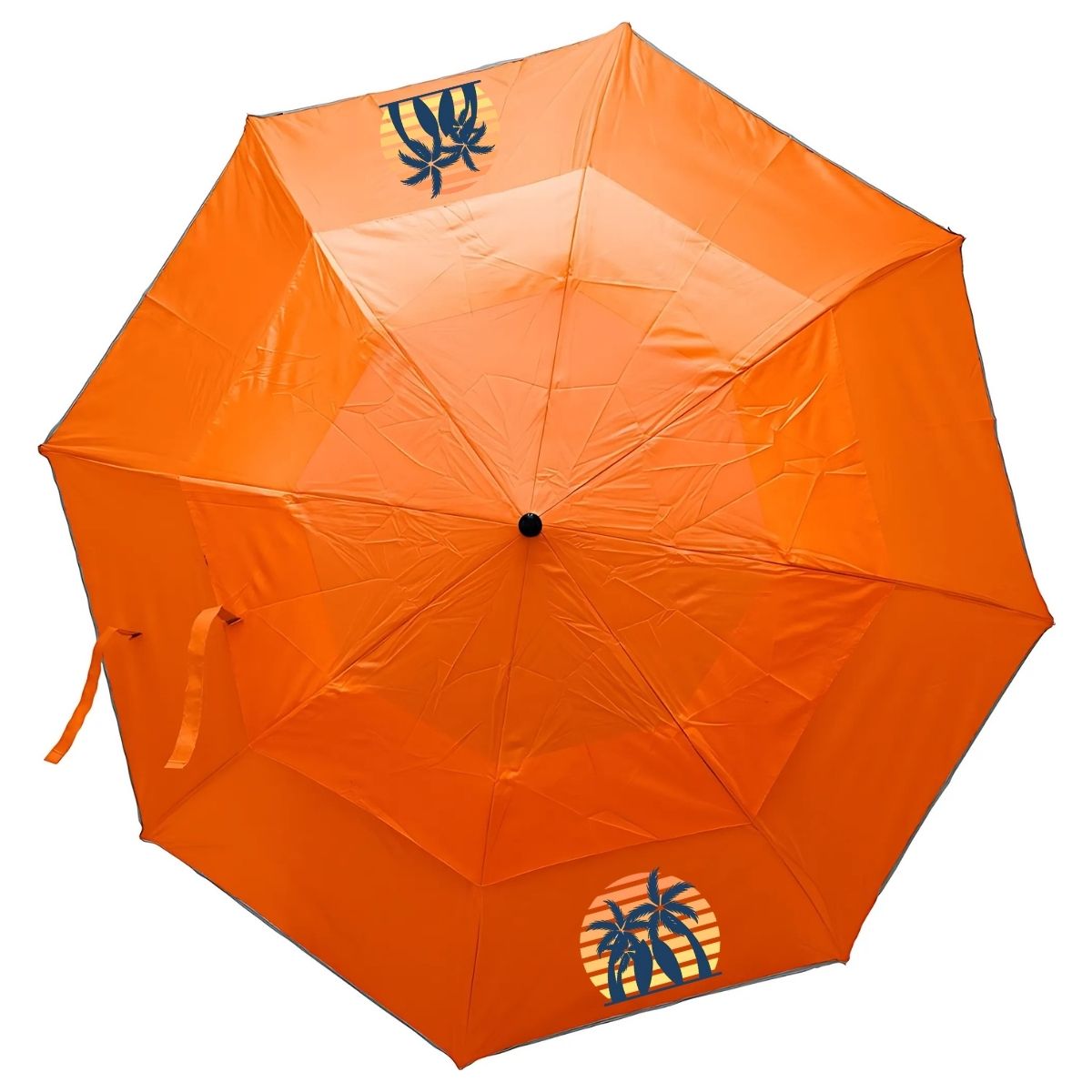 Reflective Piping Windproof Umbrella - 18