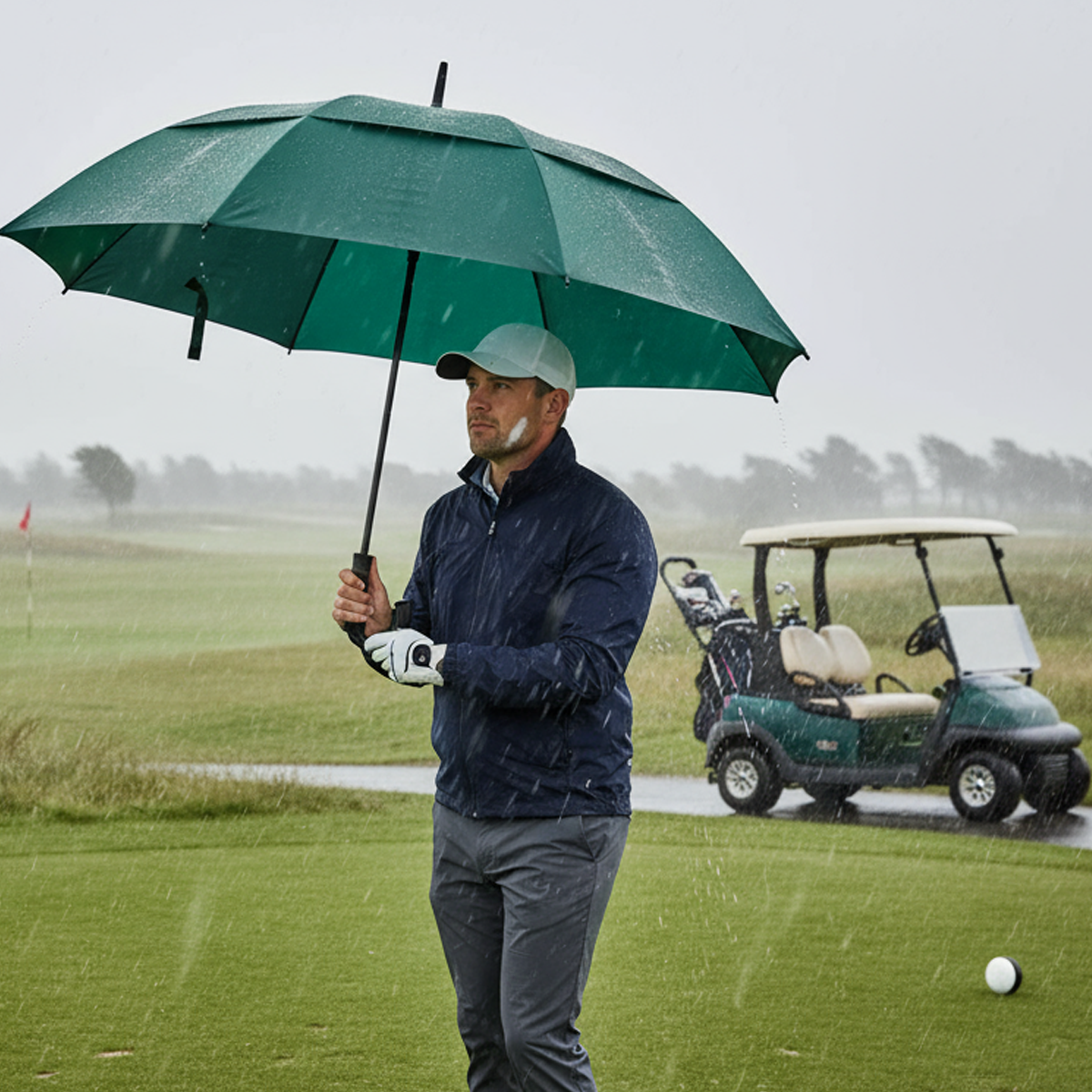 Double Canopy Windproof Umbrella - 5