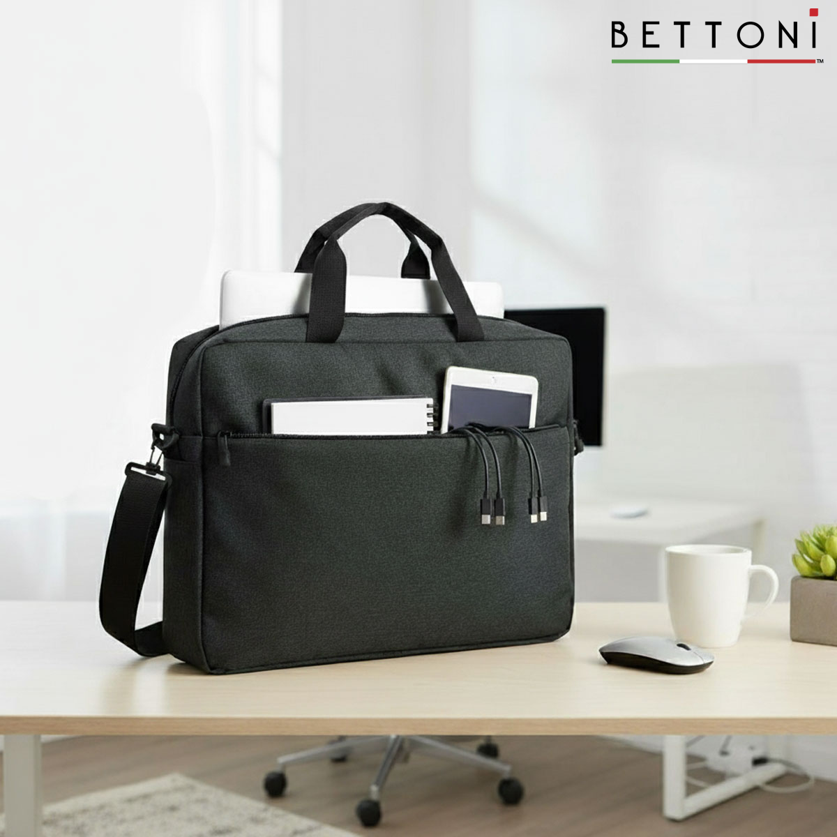 La Paz Slim Laptop Briefcase - 4