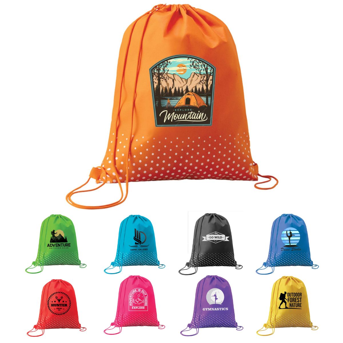 Polka Dot Drawstring - 2