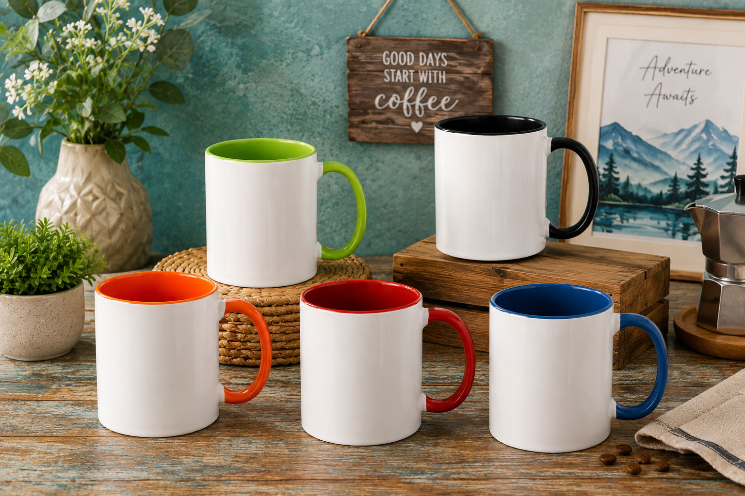 300ml Two Tone Sub Mug - 2