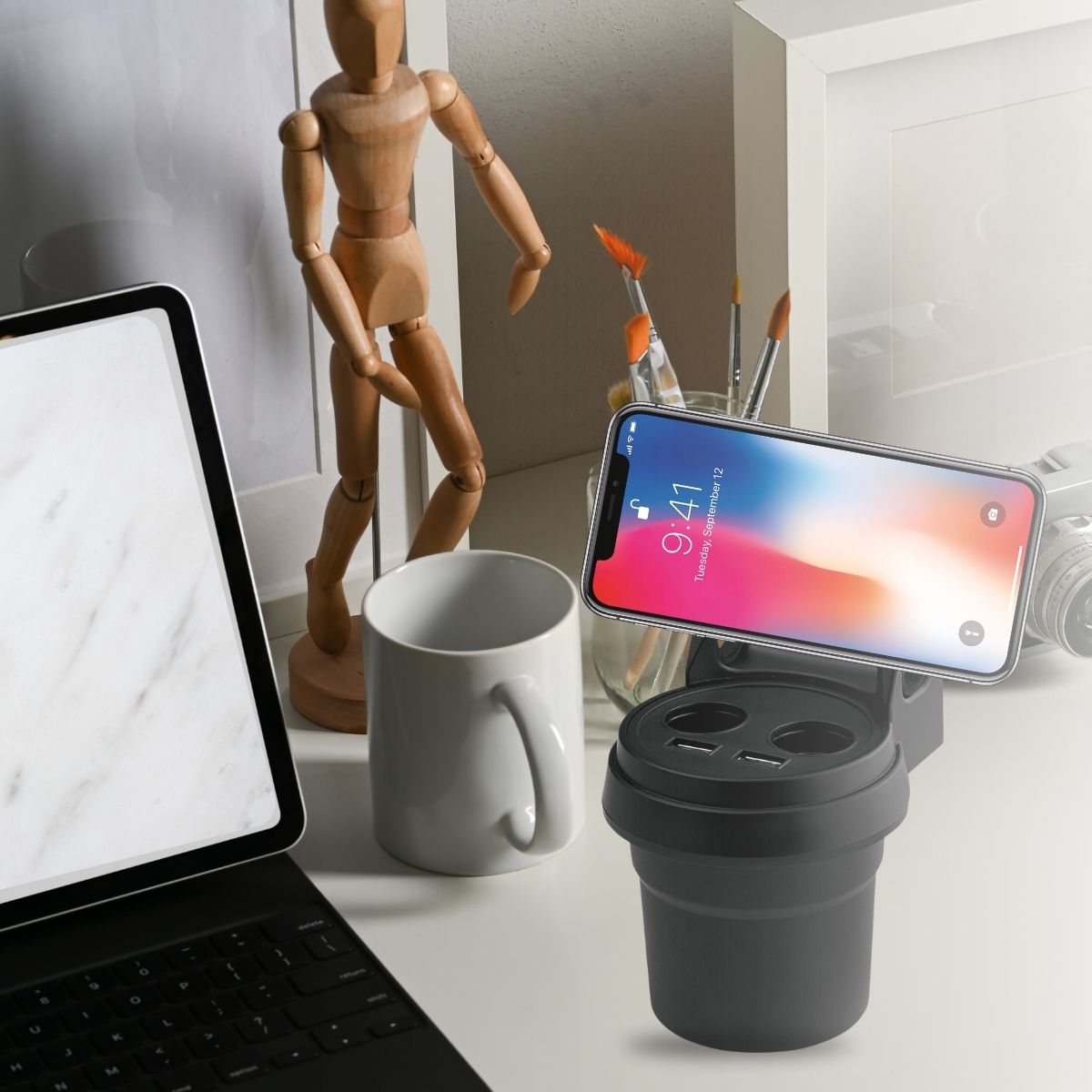 Practical Phone Holder & Charger - 3