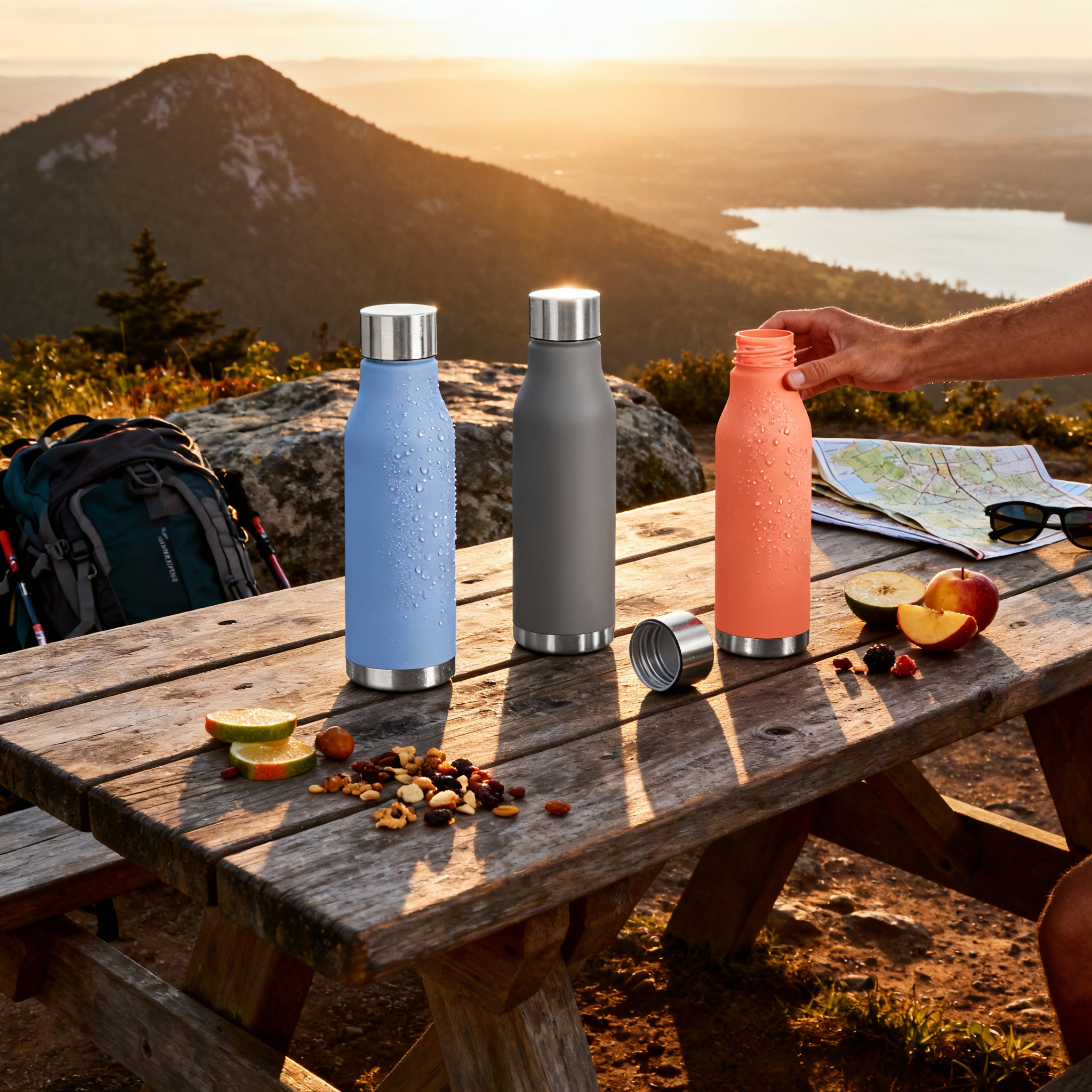 600ml Glacier RPET Water Bottle - 3
