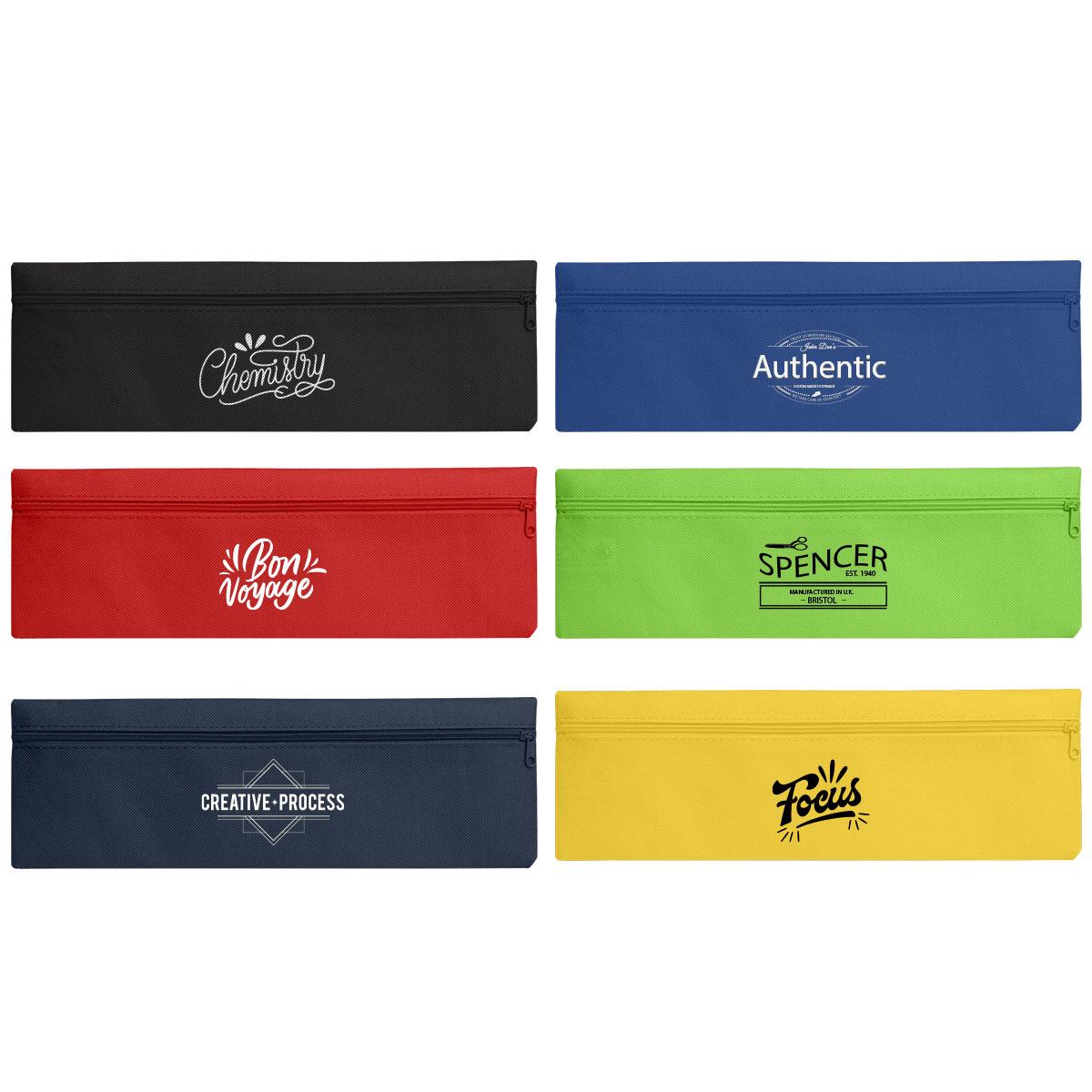 30cm Zip & Scribble Pencil Case - 2