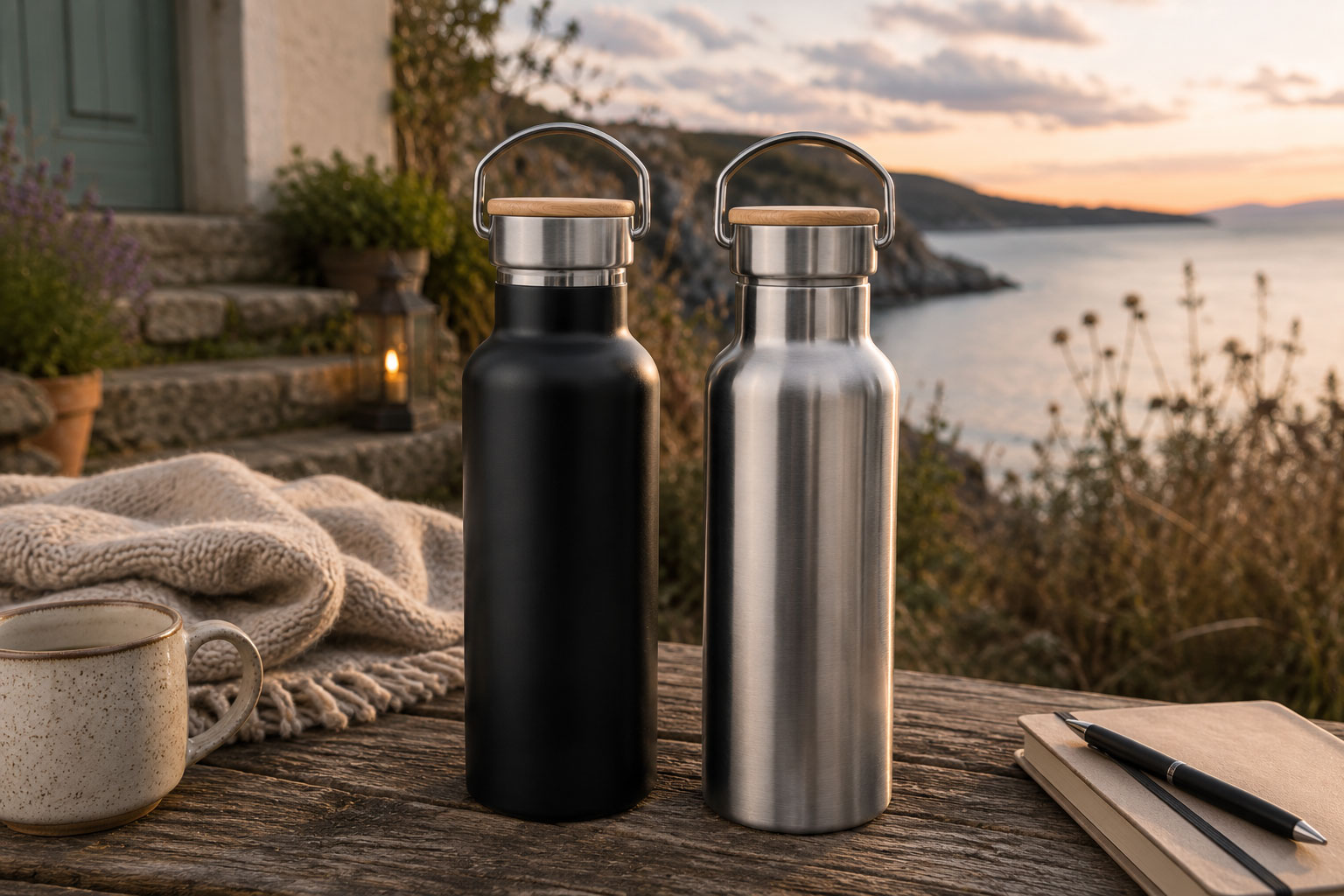 Double Wall Stainless Steel Flask - 2